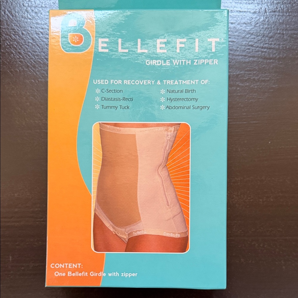 Bellefit Postpartum Girdle with Zipper in Beige